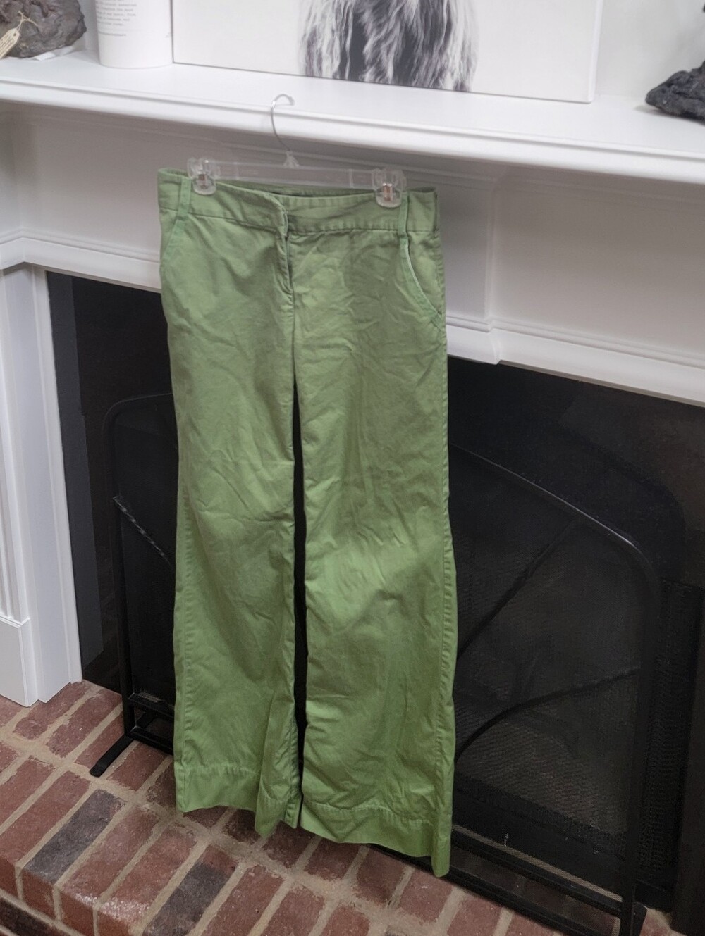 Moda International Light Green Wide Leg Pants